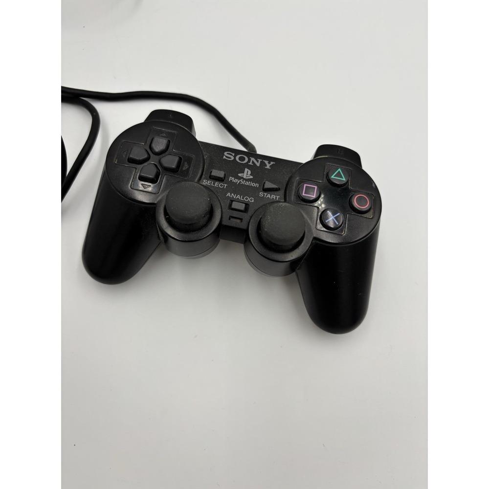PlayStation 2 PS2 Official OEM Sony DualShock 2 Controller Black Working